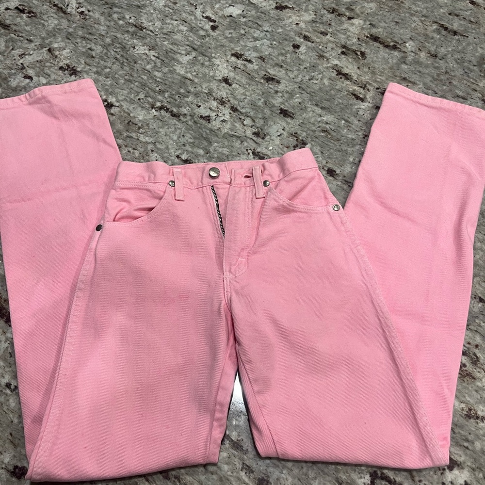 Pink Wrangler Jeans